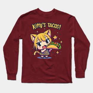 Kitty's Tacos Long Sleeve T-Shirt